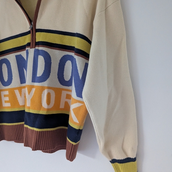 Anthropologie Maeve The Montana Mock Zip Sweater - Picture 5 of 11